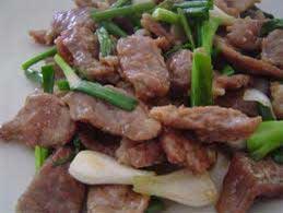 Thai beef in Oyster sauce 