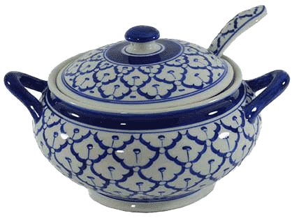 Thai ceramic rice bowl