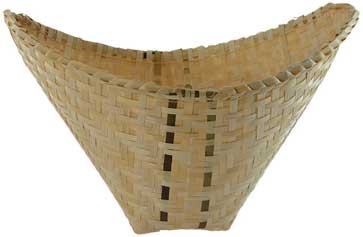 Sticky rice hand woven basket